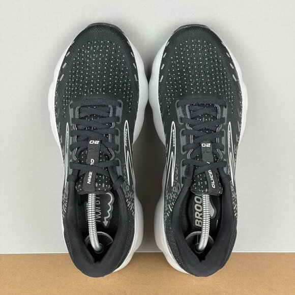 Brooks Glycerin 20 Athletic Running Shoes Womens 8.5 Black White Low Top Lace Up - Picture 9 of 10